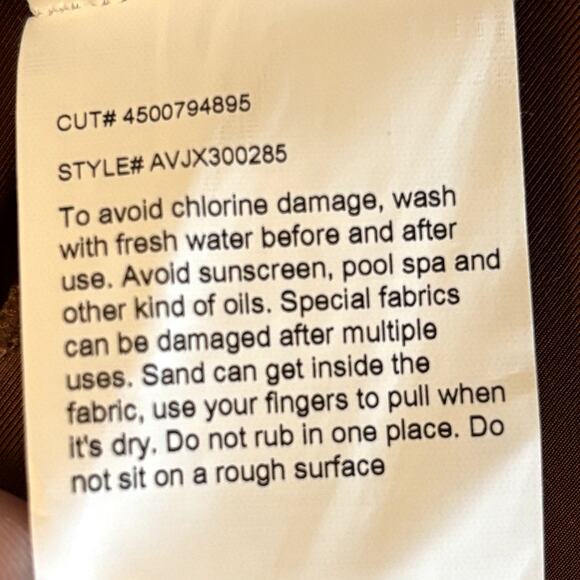 NWT RVCA Bandeau Swim Top Women's Size 8 Earth Bloom S Floral Removable Straps - Picture 9 of 12